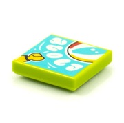 Klocki Lego Tile 2x2 BeatBit Album Hand Beach Ball