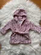 Szlafrok niemowlęcy DKNY 3-6m różowa panterka