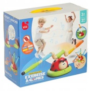 Zabawka 3 w 1 wyrzutnia skakanka 