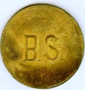 WARSZAWA MONOGRAM B. S. 50 mos śr 28,5 mm