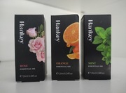 trzy olejki zapachowe essential oil róża pomarańcz mięta 3x10ml