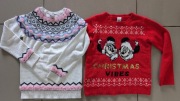 Sweter dziewczęcy zima Święta r. 134, 2 sztuki