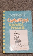 Książka ,,Dziennik Cwaniaczka: Główka pracuje" autorstwa Jeff Kinney
