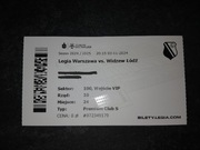 Używany bilet Legia Warszawa - Widzew Łódź - 3.11.2024