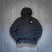 The North Face hoodie full zip czarna streetwear