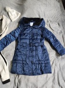 Zimowy, granatowy płaszczyk Lavard XL