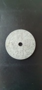 Belgia 25 centymów 1944 rok ( E,Q )