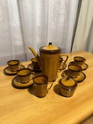 Zestaw kawowy serwis porcelana Ira Chodzież PRL