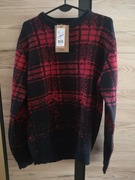 Sweter męski Medicine rozmiar M krata kratka 