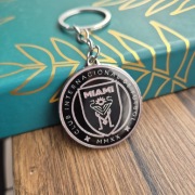 Brelok do kluczy Inter Miami Messi Suarez MLS USA Metalowy Dwustronny