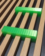 Szablon do mocowania lameli z płyty 18mm odstęp 20mm. Kpl. 2szt.