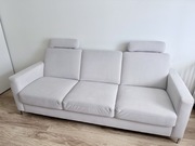 Sofa z funkcją spania - Etap Sofa Basic 3F + 2 zagłówki Carabu KR9993