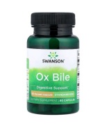 Swanson, Żółć wieprzowa, 90 mg, 60 kapsułek