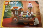 Lego Seria Okolicznościowa 40777 Ozdoba z Piernikowym Pociągiem