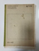 Oryginalna instrukcja serwisowa wzmacniacza WS 442 prod. Unitra DIORA