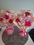 Bukiet z róż mydlanych i Raffaello 