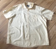 Koszula męska len-baw jasny żółty 3XL Casa Moda 45 zł