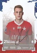 Nikola KUVELJIC autograf! Oficjalna karta WISŁA KRAKÓW