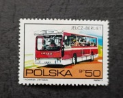 Stary znaczek pocztowy Polska Jelcz berrliet pr 110