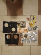 Zestaw  elementy do kolumn głośnikowych fronty Zwrotnica panel PRL RTV HiFi