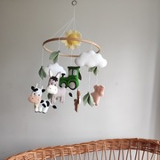 Karuzela do łóżeczka z filcu, handmade baby mobile