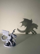 Figurka smoka – idealna do malowania lub kolekcji