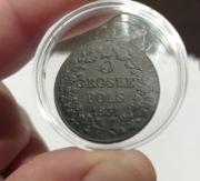 3 grosze 1831 KG powstanie listopadowe 