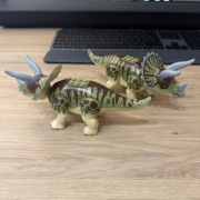 Oryginalne dinozaury lego zielono-brązowe