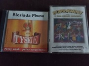 Płyta CD Biesiada Piwna i kasety Poprawiny