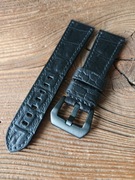 Pasek do zegarka 24 mm ręcznie robiony skóra naturalna handmade vintage 