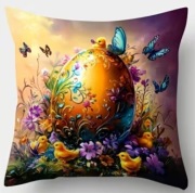 POSZEWKA WIELKANOCNA  JAJKA PISANKI 45X45 