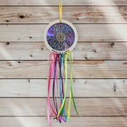 Łapacz snów sklejka tęczowe 