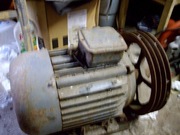 Silnik elektryczny 5,5 kW , 1455 obr/min z kołem pasowym