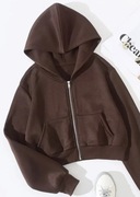 Rozpinana bluza z kapturem