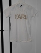 *KARL LAGERFELD* śliczna bluzeczka cyrkonie 36 S