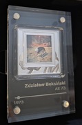 Moneta AE73 Zdzisław Beksiński. Pierwsza z drugiej serii 