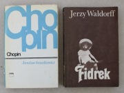 1066 Zestaw 2 książek : Chopin Jarosław Iwaszkiewicz  Fidrek Jerzy Waldorff