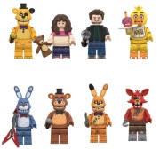 Zestaw 8 Figurek Five Nights At Freddy's WYSOKA JAKOŚĆ Fredy Chica i Inni