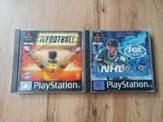 Dwie gry na Playstation 1 NHL Championship 2000 i This Is Football 
