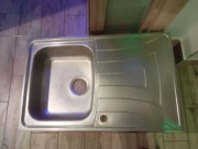 Zlewozmywak nierdzewny solidny  79x50