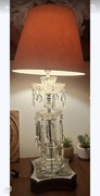 PIĘKNA LAMPA STOŁOWA KRYSZTAŁOWA 