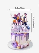 Ozdoba do tortu K-popowe Łowczynie Demonów 