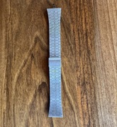 Bransoleta stalowa do zegarka – 17,9 mm przy kopercie, dł. 15,4 cm vintage