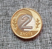 2 zł złote 2006 r Obiegowe Moneta w stanie Menniczym PROSTO Z WORECZKA 