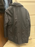 Granatowy Płaszcz PAWO