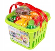 KOSZYK NA ZAKUPY SKLEPOWY DO KUCHNI DLA DZIECI WARZYWA OWOCE NA RZEP WAGA