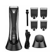 MASZYNKA DO STRZYŻENIA WŁOSÓW LED 5W BEZPRZEWODOWA PRO USB WYŚWIETLACZ STAL