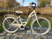 Rower Miejski 26" 3 Biegowy Krem Shimano WYSYŁKA