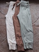 H&M komplet spodni dresowych rozm. 110 3 szt. 