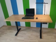 Biurko elektryczne- dębowe, bukowe